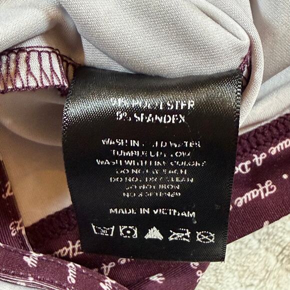 Breezy “Have A Day” Polo Performance Stretch Breathable Golf Shirt Maroon Men Md - Picture 4 of 6